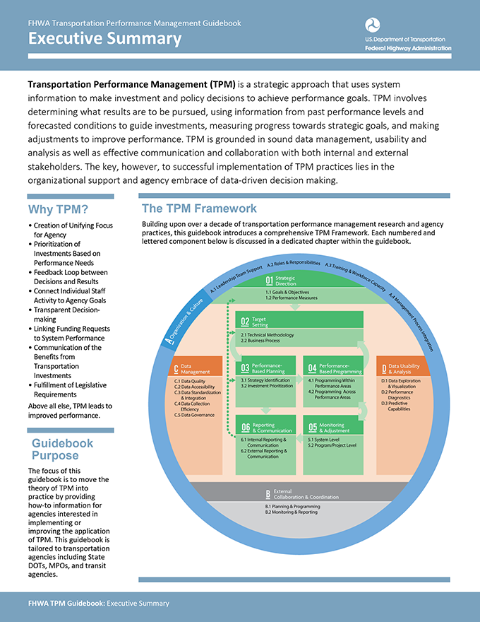 This graphic shows the cover of the executive summary factsheet.